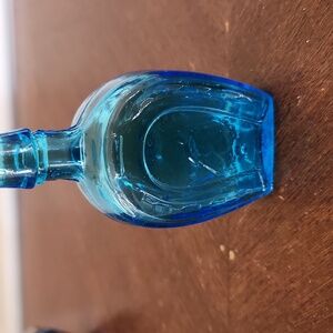 Vintage Wheaton Blue Glass Bottle